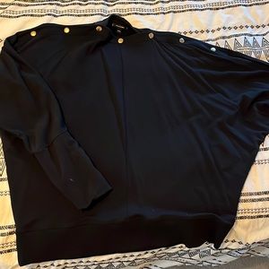 Stella and Dot snap neck pullover